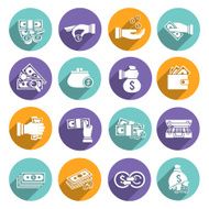 money icons set N7