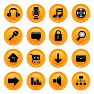 Media and Internet Icons (vector)