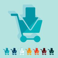 Flat design shopping N4