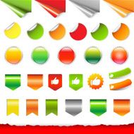 Big Colorful Labels Set
