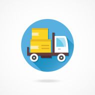 Vector Delivery Truck Icon N9
