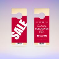 Set of tags sale and special offer