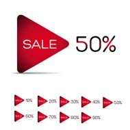 Set of Colorful Sale Labels N3