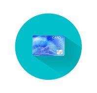 Credit Card Icon Isolated on white N2