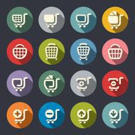 Shopping carts icons N2