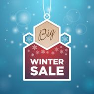 Pendant Big winter sale beige and wine-colored