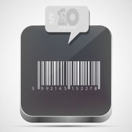 Vector Bar code app icon