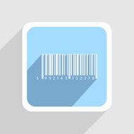 Vector blue icon on gray background Eps10 N25