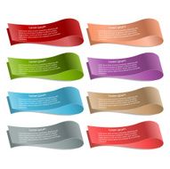 Vector labels Design elements N2