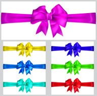 Set of multicolored bows N2