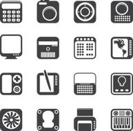 Silhouette Hi-tech and technology equipment