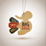 Vintage Style Sale Tags Design N2