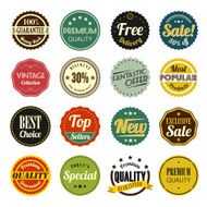 retro label set N3