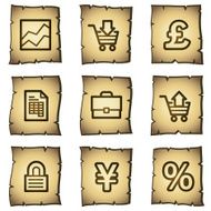 E-business web icons papyrus series