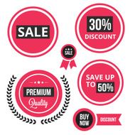 Trendy Vector Stickers