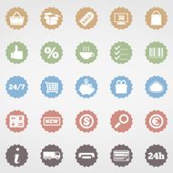 Shopping Icons N374