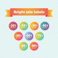 Bright sale labels