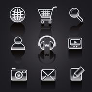 web site icon set