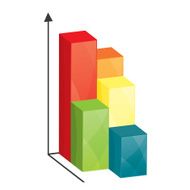 Business colorful graph N2