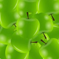 Apples sweet background vector illustration