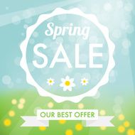 Spring sale label N2