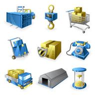 Logistic Icon Set N9