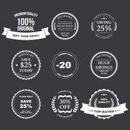 Set of Sale labels badges and design elements N3