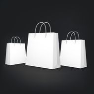 3d blank shopping bags N13