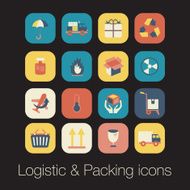 Logistic and packing icon N5