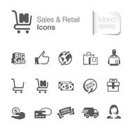 Sales &amp; Retail Related Icons