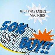 Sale Labels Comic Boom