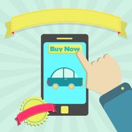 Buy car online through phone