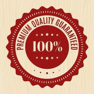 Premium Quality Guranteed 100 Badge - VECTOR N5