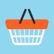 Vector Cart Flat Icon