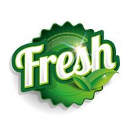 fresh food label badge or seal N2