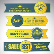 vintage business banners set N18