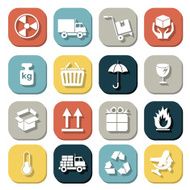 Logistic and packing icon N6