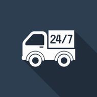shipping 24 hour icon N4