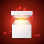 Gift box with red bow N21