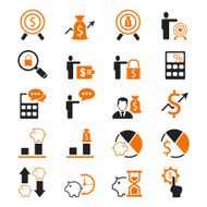 Business and Finance Icons set Vector N6