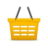 Orange Shopping Basket