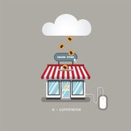 Online store of e-commerce conception