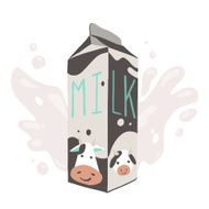 The carton of milk