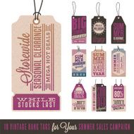 Summer Sales Hang Tags N22