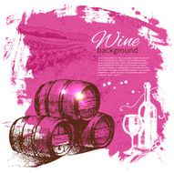 Wine vintage background