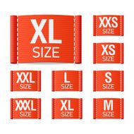 Size clothing labels N7