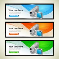 Collection of advertising banners N3