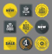 Promo badges and labels N2