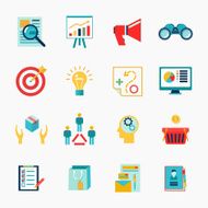 Marketers flat icon