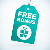 Free bonus gift tag